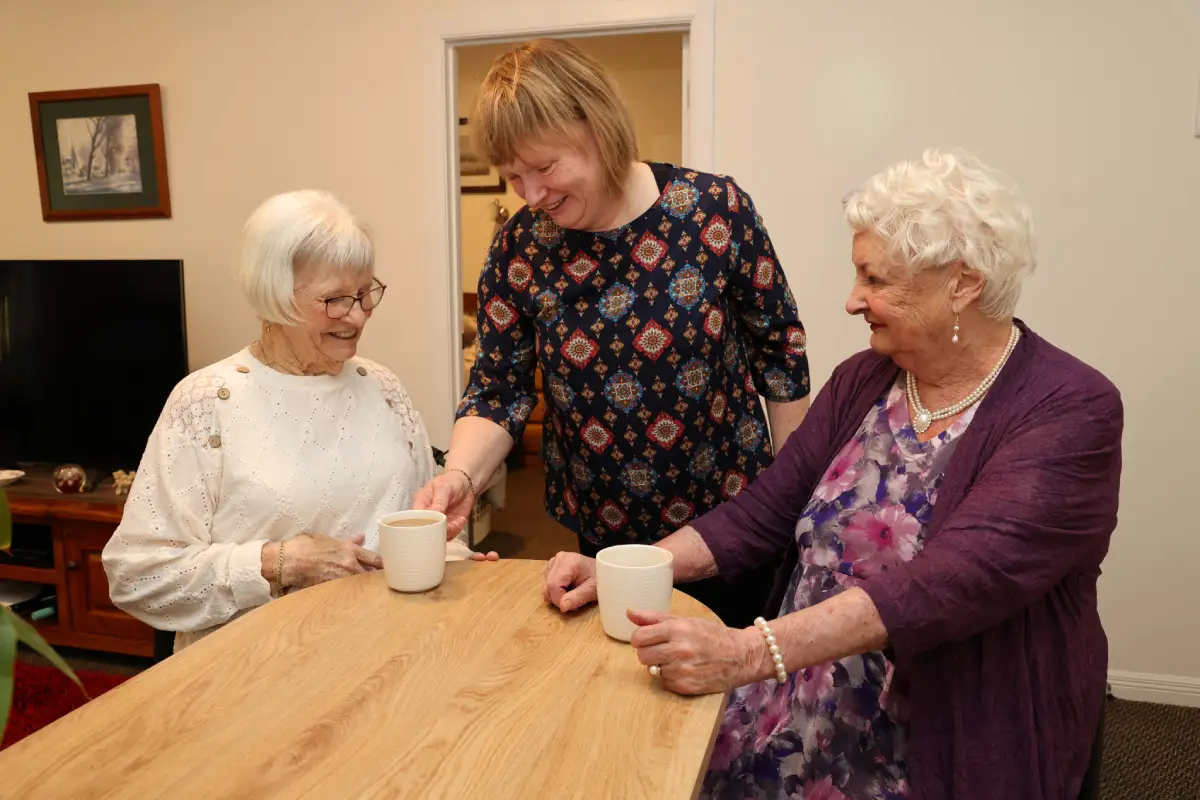 Haven Care caregiver providing respite support